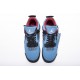 NIKE TRAVIS SCOTT CACTUS JACK X AIR JORDAN 4 "HOUSTON OILERS" 308497-406