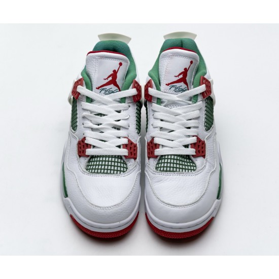 Nike Air Jordan 4 Retro White Green Red AQ3816-063 Nike Air Jordan 4 Retro White Green Red AQ3816-063