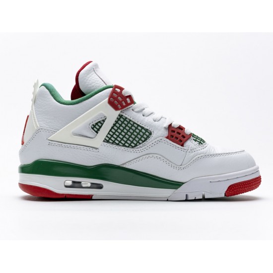Nike Air Jordan 4 Retro White Green Red AQ3816-063 Nike Air Jordan 4 Retro White Green Red AQ3816-063
