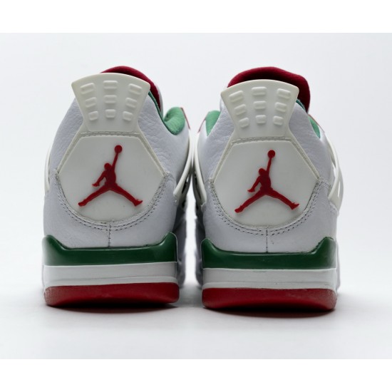 Nike Air Jordan 4 Retro White Green Red AQ3816-063 Nike Air Jordan 4 Retro White Green Red AQ3816-063