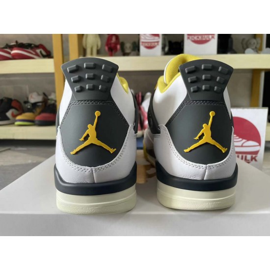 AIR JORDAN 4 RETRO 'VIVID SULFUR' 2024 AQ9129-101 AIR JORDAN 4 RETRO 'VIVID SULFUR' 2024 AQ9129-101