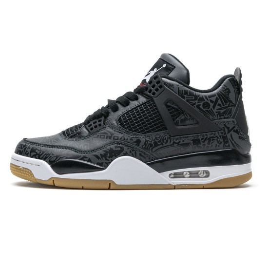 nike air jordan 4 retro black laser