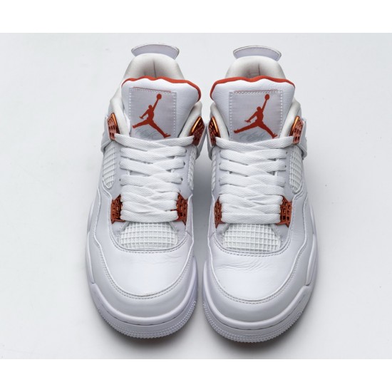 nike air jordan 4 retro metallic orange