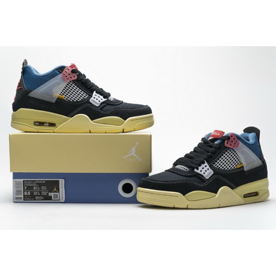 NIKE Union LA x Air Jordan 4 Retro SP Off Noir Black DC9533-001 NIKE Union LA x Air Jordan 4 Retro SP Off Noir Black DC9533-001