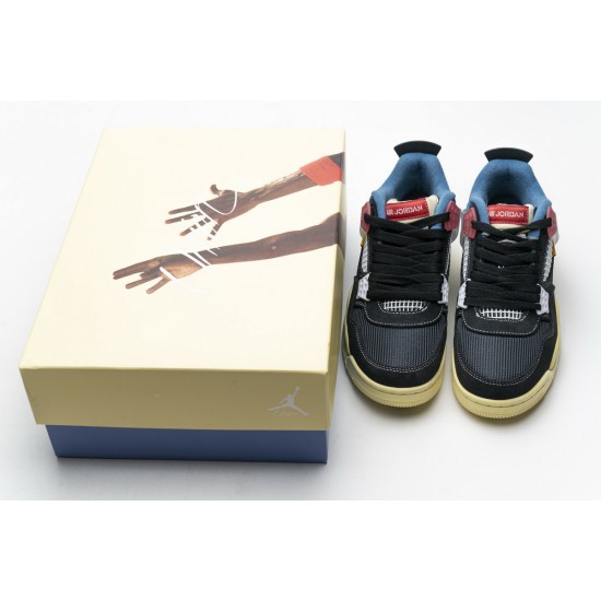 NIKE Union LA x Air Jordan 4 Retro SP Off Noir Black DC9533-001 NIKE Union LA x Air Jordan 4 Retro SP Off Noir Black DC9533-001