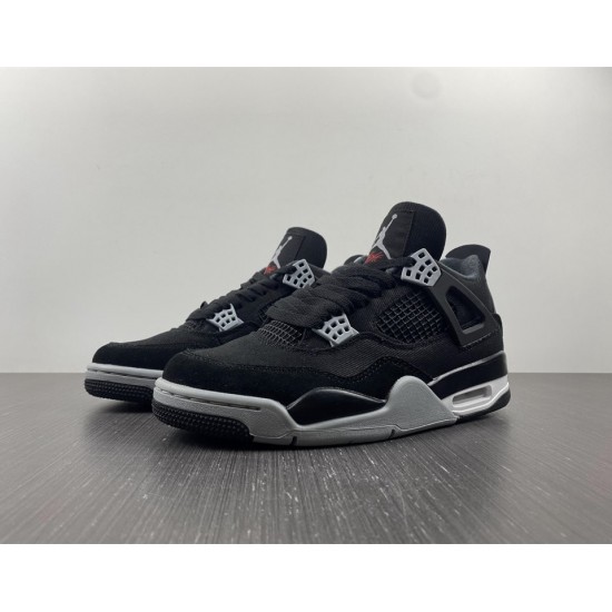 AIR JORDAN 4 RETRO 'BLACK CANVAS' 2022 DH7138-006 AIR JORDAN 4 RETRO 'BLACK CANVAS' 2022 DH7138-006