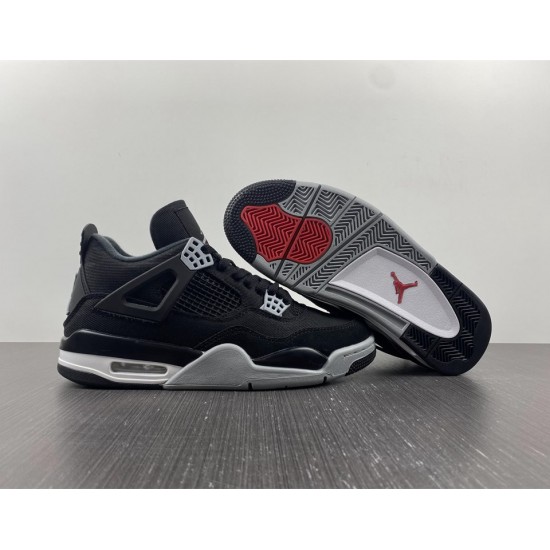 AIR JORDAN 4 RETRO 'BLACK CANVAS' 2022 DH7138-006 AIR JORDAN 4 RETRO 'BLACK CANVAS' 2022 DH7138-006