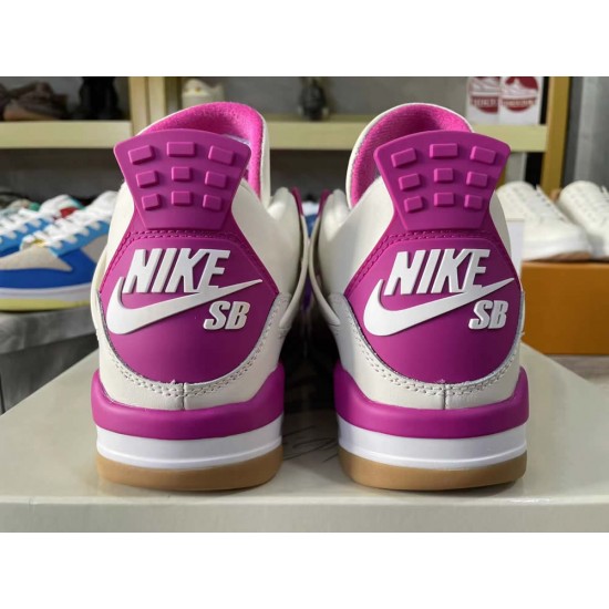 NIKE SB X AIR JORDAN 4 RETRO 'PINE Purple' 2023 DR5415-106 NIKE SB X AIR JORDAN 4 RETRO 'PINE Purple' 2023 DR5415-106