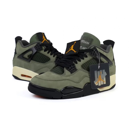 Undefeated x Air Jordan 4 Retro Deep Green 2025 IB1519-200