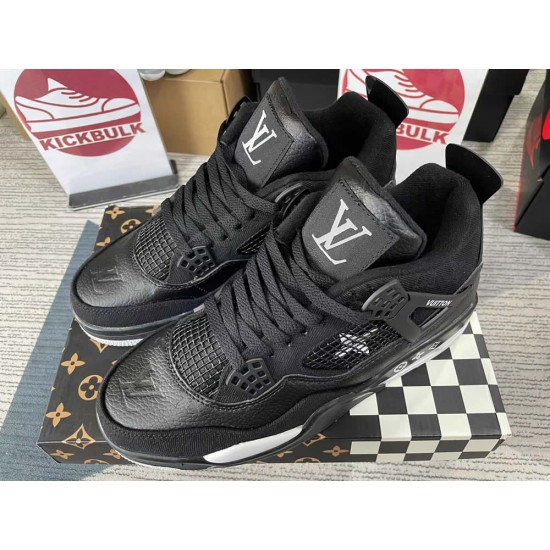 Louis Vuitton x Air Jordan 4 Black LV6927-001kickbulk sneakers 