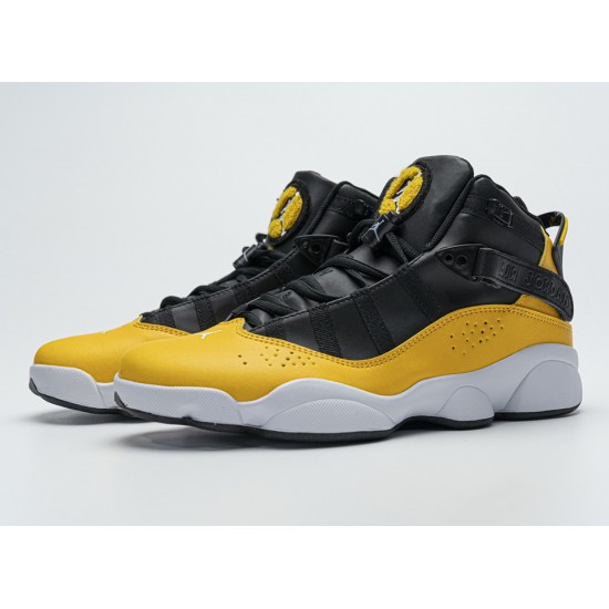 Nike Jordan 6 Rings BG Basketball Shoes Yellow 322992-700 Nike Jordan 6 Rings BG Basketball Shoes Yellow 322992-700