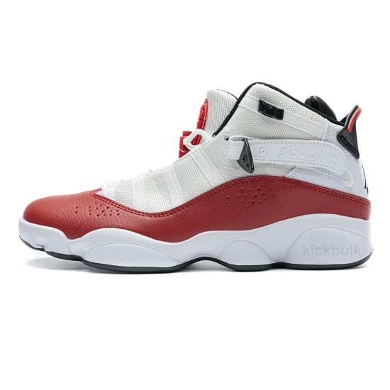 Nike Jordan 6 Rings BG Basketball Shoes White Red Lifestyle 323419-120 Nike Jordan 6 Rings BG Basketball Shoes White Red Lifestyle 323419-120