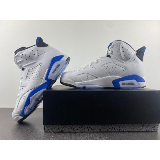 AIR JORDAN 6 RETRO 'SPORT BLUE' 2014 384664-107 AIR JORDAN 6 RETRO 'SPORT BLUE' 2014 384664-107
