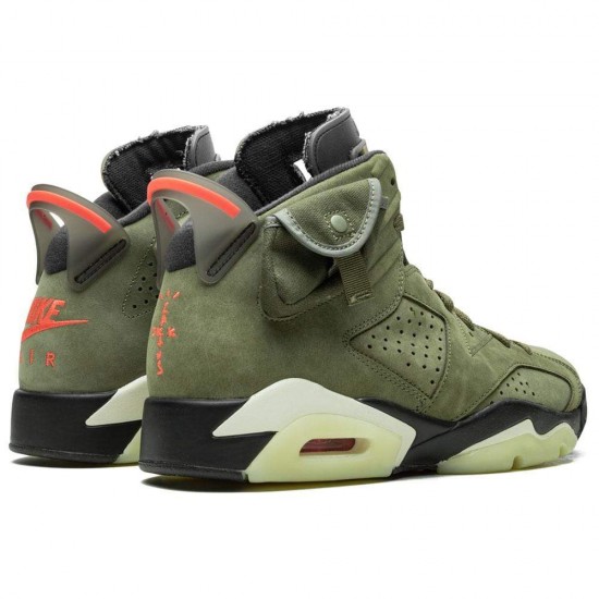 Travis Scott X Air Jordan 6 Retro 'Olive' CN1084-200 Travis Scott X Air Jordan 6 Retro 'Olive' CN1084-200