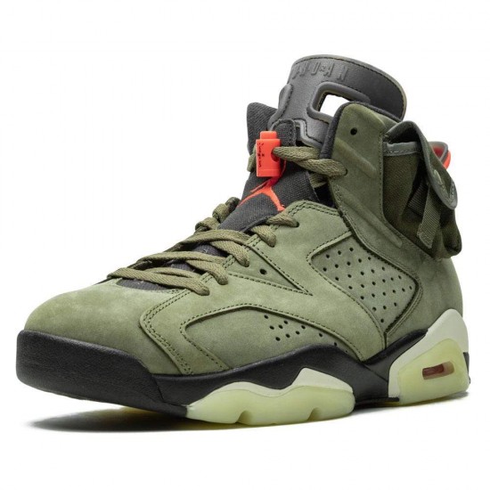 Travis Scott X Air Jordan 6 Retro 'Olive' CN1084-200