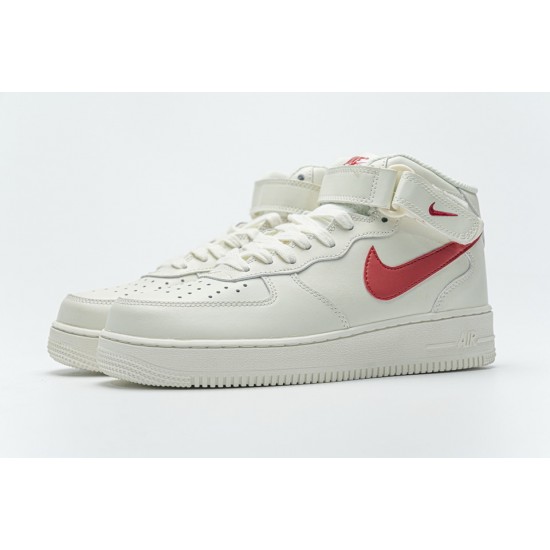 Nike Air Force 1 Mid 07 Sail University Red 315123-126 Nike Air Force 1 Mid 07 Sail University Red 315123-126