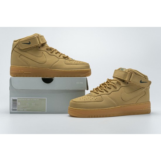 Nike Air Force 1 Mid 07 PRM QS 'Flax' 715889-200 Nike Air Force 1 Mid 07 PRM QS 'Flax' 715889-200