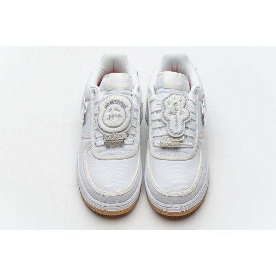 NIKE AIR FORCE 1 LOW 'TRAVIS SCOTT' WHITE AQ4211-100 NIKE AIR FORCE 1 LOW 'TRAVIS SCOTT' WHITE AQ4211-100