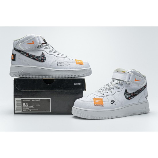 Nike Air Force 1 Mid 07 Just Do It BQ6474-100 Nike Air Force 1 Mid 07 Just Do It BQ6474-100