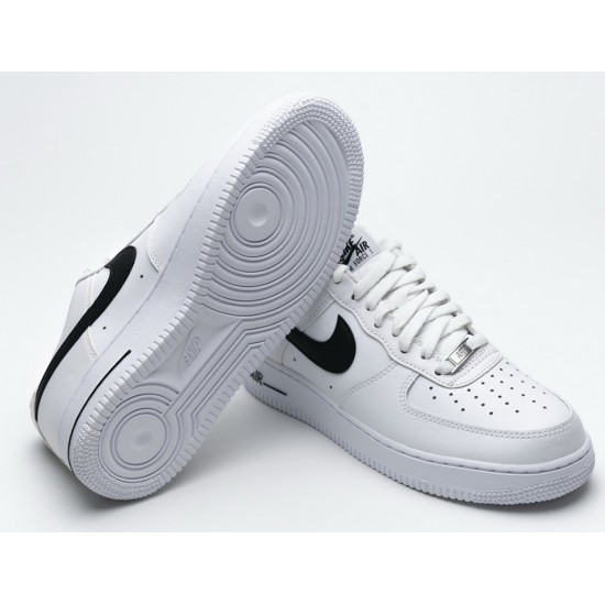 NIKE AIR FORCE 1 `07 AN20 CJ0952-001 Black & White UK 10 I EUR 45 - FOR  REPAIR) £5.00 - PicClick UK