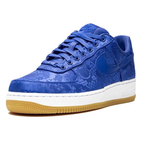 CLOT X Nike Air Force 1 PRM 'Royal Silk' CJ5290-400