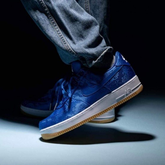 CLOT X Nike Air Force 1 PRM 'Royal Silk' CJ5290-400 CLOT X Nike Air Force 1 PRM 'Royal Silk' CJ5290-400