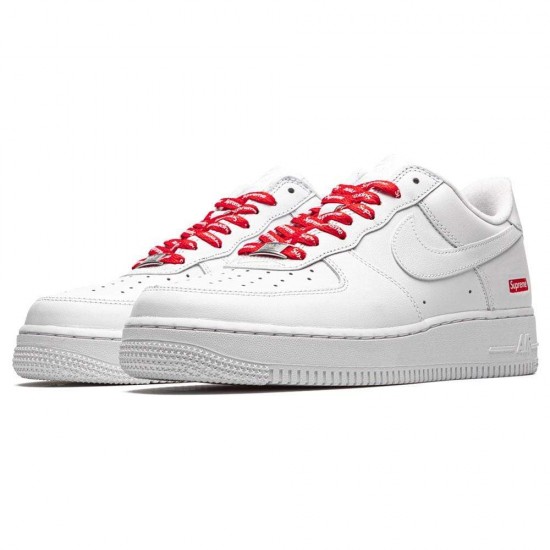 Supreme X Nike Air Force 1 Low 'Box Logo - White' CU9225-100 Supreme X Nike Air Force 1 Low 'Box Logo - White' CU9225-100