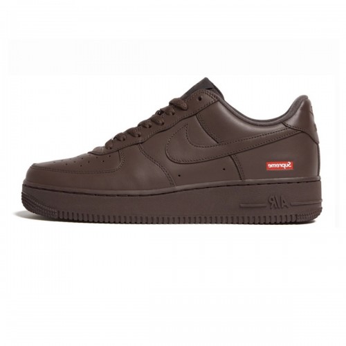 SUPREME X AIR FORCE 1 LOW 'BOX academy - BAROQUE BROWN' 2023 CU9225-200