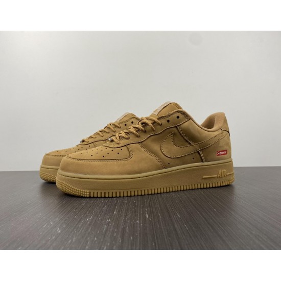 SUPREME X NIKE AIR FORCE 1 LOW SP 'WHEAT' DN1555-200 SUPREME X NIKE AIR FORCE 1 LOW SP 'WHEAT' DN1555-200
