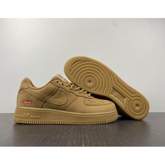 SUPREME X NIKE AIR FORCE 1 LOW SP 'WHEAT' DN1555-200 SUPREME X NIKE AIR FORCE 1 LOW SP 'WHEAT' DN1555-200
