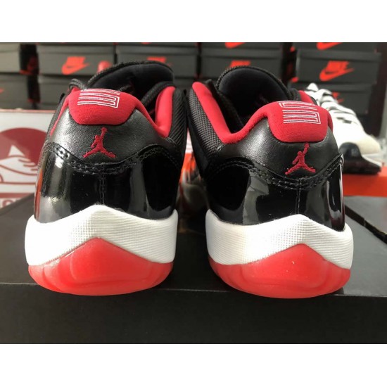 AIR JORDAN 11 RETRO LOW 'BRED' 528895-012 AIR JORDAN 11 RETRO LOW 'BRED' 528895-012