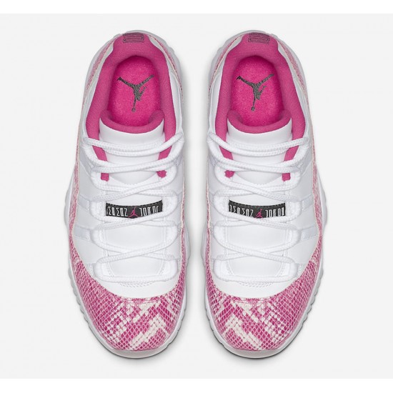 AIR JORDAN 11 RETRO LOW 'PINK SNAKESKIN' WMNS 2019 AH7860-106 AIR JORDAN 11 RETRO LOW 'PINK SNAKESKIN' WMNS 2019 AH7860-106