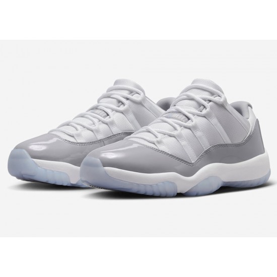 AIR JORDAN 11 RETRO LOW 'CEMENT GREY' 2023 AV2187-140 AIR JORDAN 11 RETRO LOW 'CEMENT GREY' 2023 AV2187-140