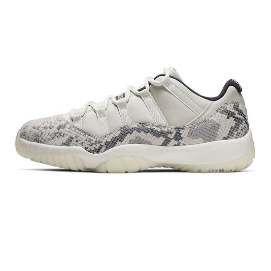 AIR JORDAN 11 RETRO LOW 'LIGHT BONE SNAKESKIN' CD6846-002 AIR JORDAN 11 RETRO LOW 'LIGHT BONE SNAKESKIN' CD6846-002