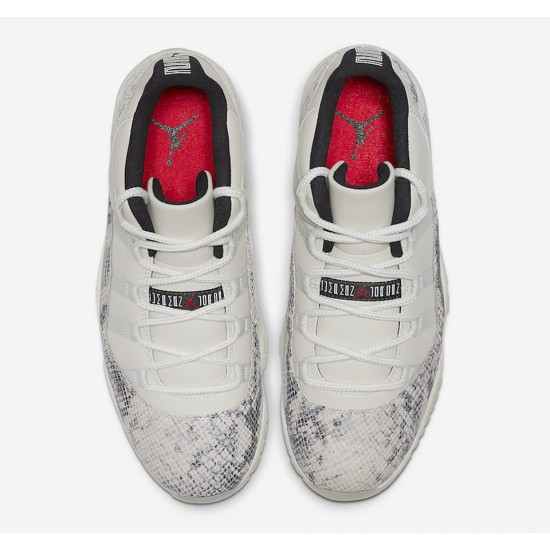 AIR JORDAN 11 RETRO LOW 'LIGHT BONE SNAKESKIN' CD6846-002 AIR JORDAN 11 RETRO LOW 'LIGHT BONE SNAKESKIN' CD6846-002