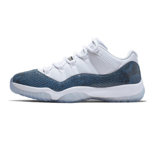 AIR JORDAN 11 RETRO LOW 'NAVY SNAKESKIN' 2019 CD6846-102 AIR JORDAN 11 RETRO LOW 'NAVY SNAKESKIN' 2019 CD6846-102