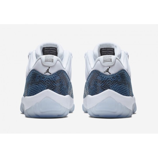 AIR JORDAN 11 RETRO LOW 'NAVY SNAKESKIN' 2019 CD6846-102 AIR JORDAN 11 RETRO LOW 'NAVY SNAKESKIN' 2019 CD6846-102