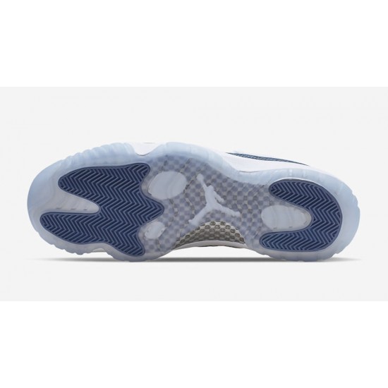 AIR JORDAN 11 RETRO LOW 'NAVY SNAKESKIN' 2019 CD6846-102 AIR JORDAN 11 RETRO LOW 'NAVY SNAKESKIN' 2019 CD6846-102
