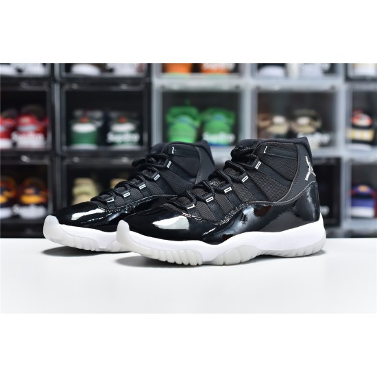 AIR JORDAN 11 RETRO "25TH ANNIVERSARY" BLACK METALLIC SILVER CT8012-011