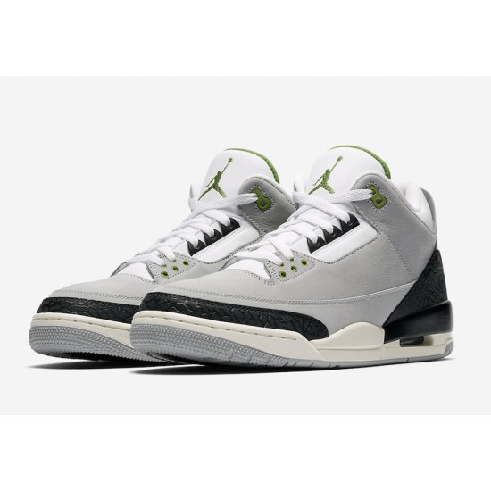NIKE AIR JORDAN 3 RETRO CHLOROPHYLL 136064-006 NIKE AIR JORDAN 3 RETRO CHLOROPHYLL 136064-006