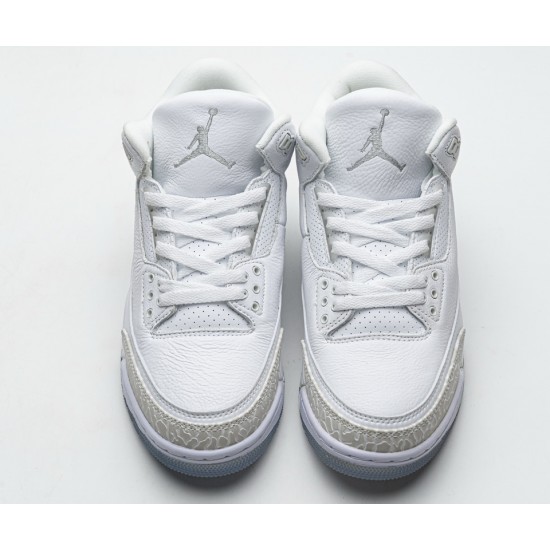 Nike Air Jordan 3 Retro Pure White 136064-111 Nike Air Jordan 3 Retro Pure White 136064-111