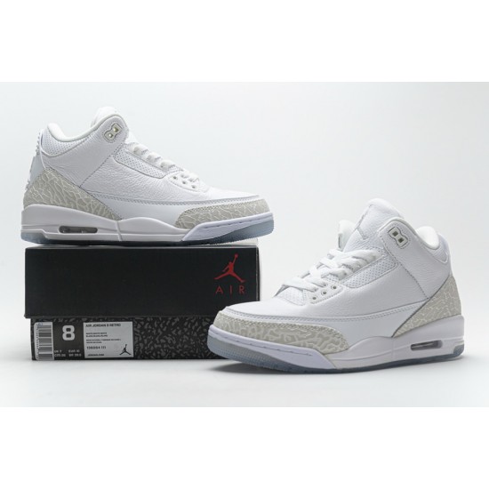 Nike Air Jordan 3 Retro Pure White 136064-111