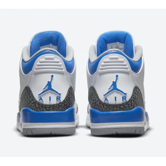 AIR JORDAN 3 RETRO GS 'RACER BLUE' 398614-145 AIR JORDAN 3 RETRO GS 'RACER BLUE' 398614-145