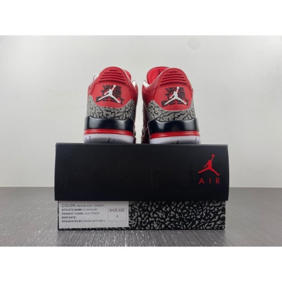 AIR JORDAN 3 'GRATEFUL' BY KHALED AJ3-770438 AIR JORDAN 3 'GRATEFUL' BY KHALED AJ3-770438