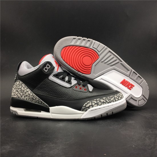 Nike AIR JORDAN 3 GS 'BLACK CEMENT' 854261-001 Nike AIR JORDAN 3 GS 'BLACK CEMENT' 854261-001