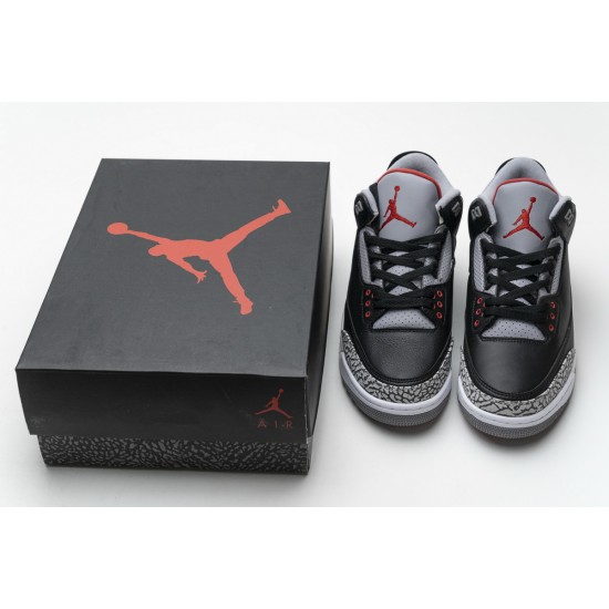 AIR JORDAN 3 'BLACK CEMENT' 2018 854262-001