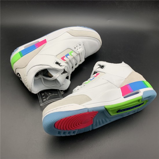 Air jordan 3 online quai 54 white