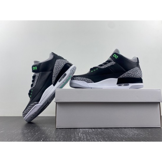AIR JORDAN 3 RETRO 'GREEN GLOW' 2024 CT8532-031 AIR JORDAN 3 RETRO 'GREEN GLOW' 2024 CT8532-031