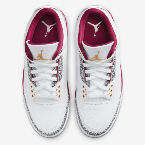 AIR JORDAN 3 RETRO 'CARDINAL RED' 2022 CT8532-126 AIR JORDAN 3 RETRO 'CARDINAL RED' 2022 CT8532-126