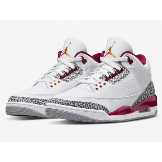 AIR JORDAN 3 RETRO 'CARDINAL RED' 2022 CT8532-126 AIR JORDAN 3 RETRO 'CARDINAL RED' 2022 CT8532-126